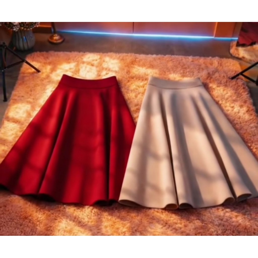 T65  Rok payung  Rok pendek Rok scuba mayung