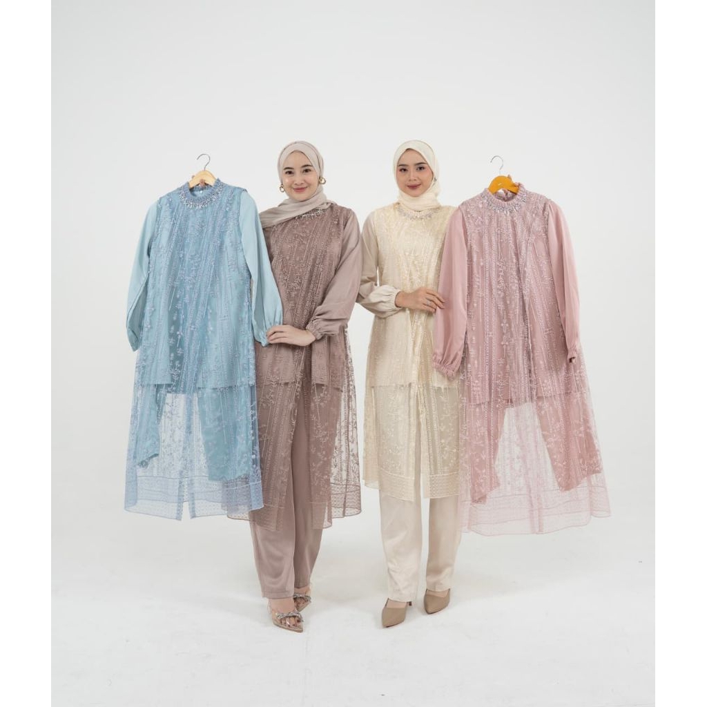 SYLVIANA SET CELANA//BAJU PESTA//BAJU WISUDA//KEBAYA//KEBAYA MODERN//KEBAYA CELANA//SET KEBAYA CELAN