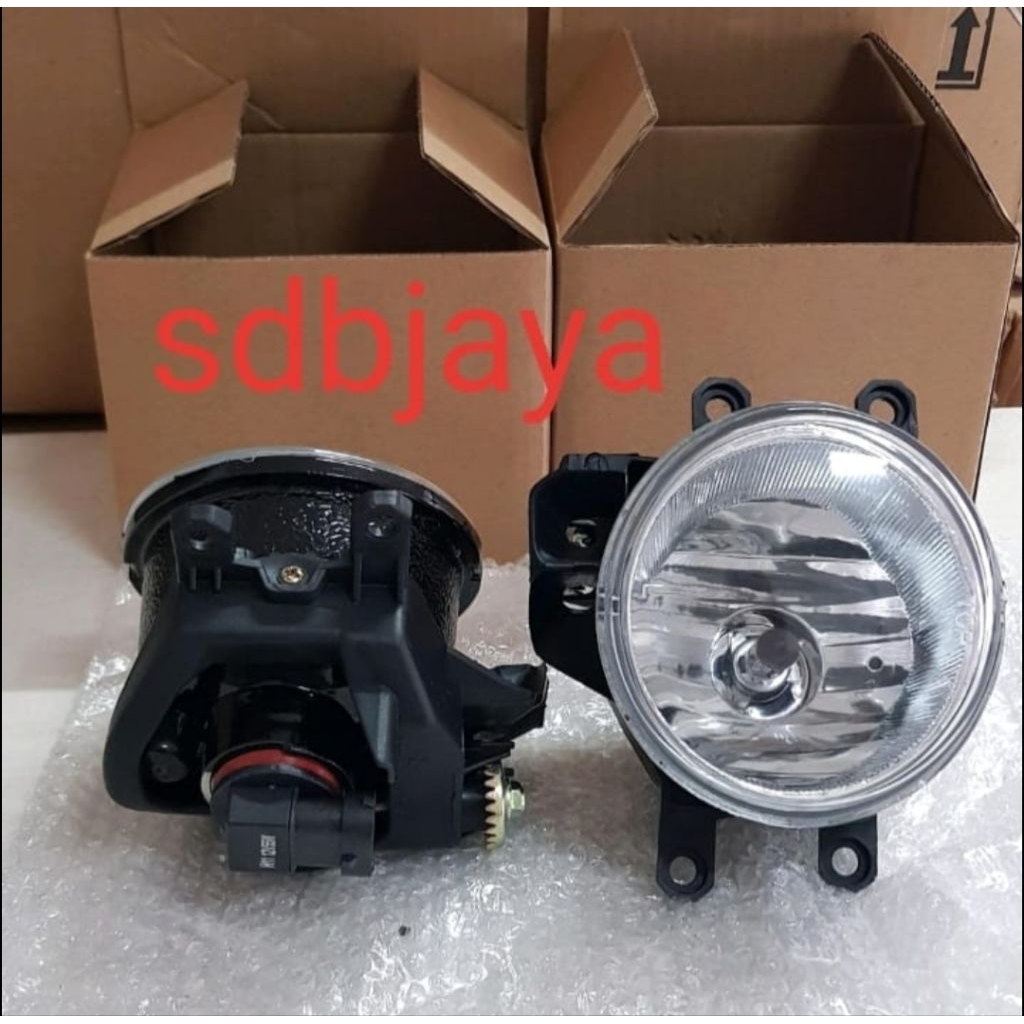 lampu kabut foglamp fog lamp bulat hino dutro dyna saurus euro 4 / euro4 hrg set kanan n kiri pem im