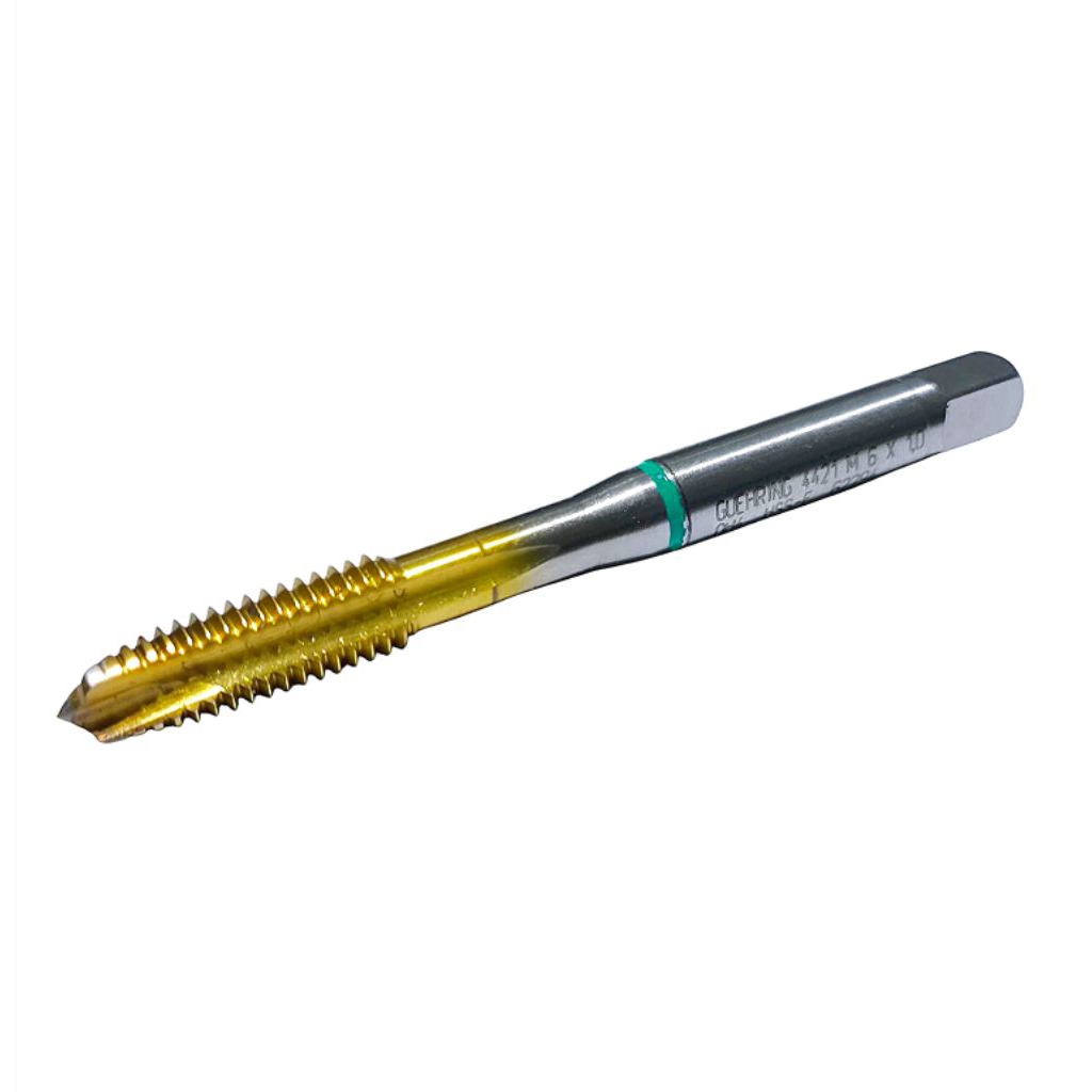 TAP M6×1.0 GUHRING SECOND tap m6x1 guehring model lurus tembus tapping m6 warna kuning