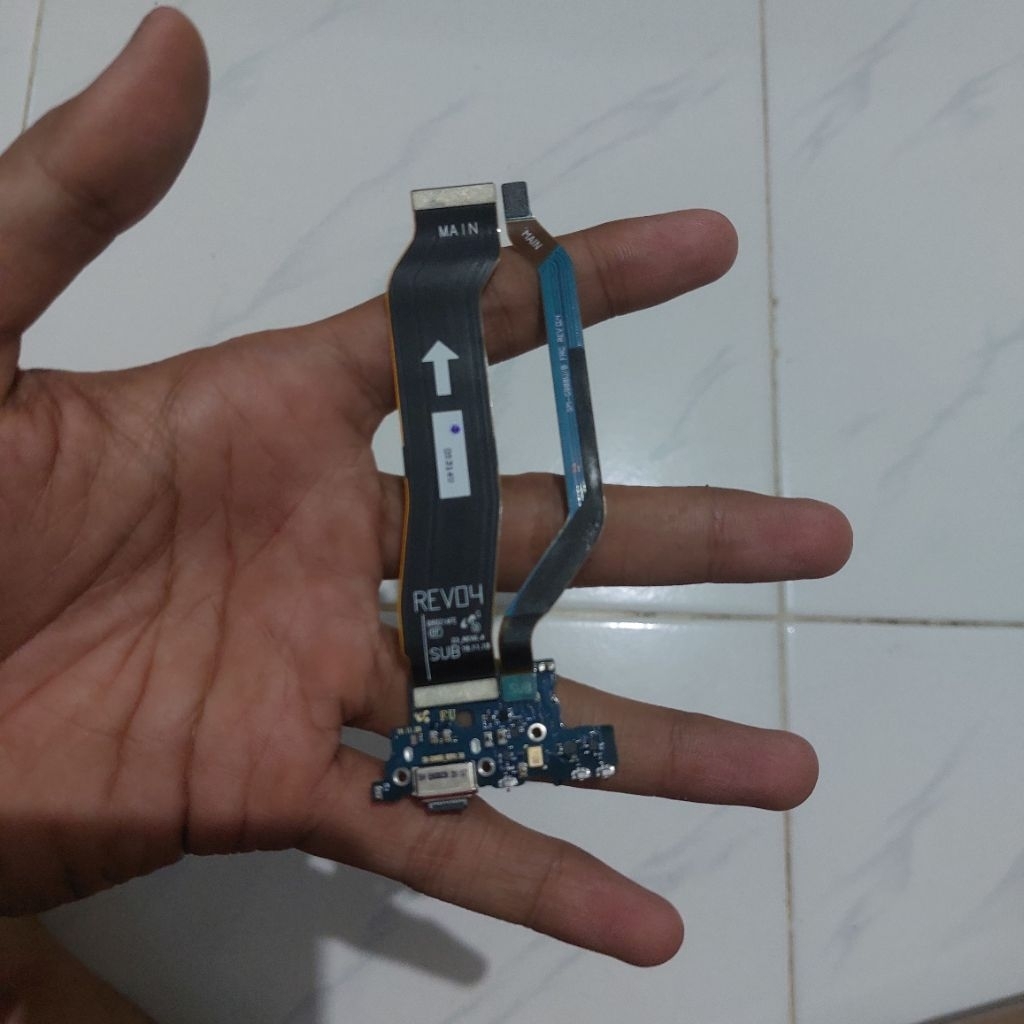 Konektor Charger dan Fleksibel Samsung S20 Ultra Original Copotan