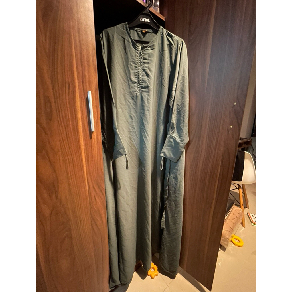 Set abaya +French khimar uk S-L preloved