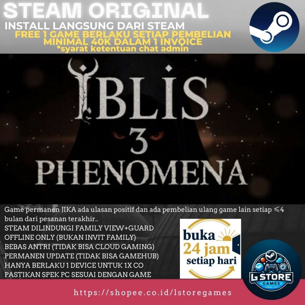 İblis3:Phenomena Offline Game PC Original