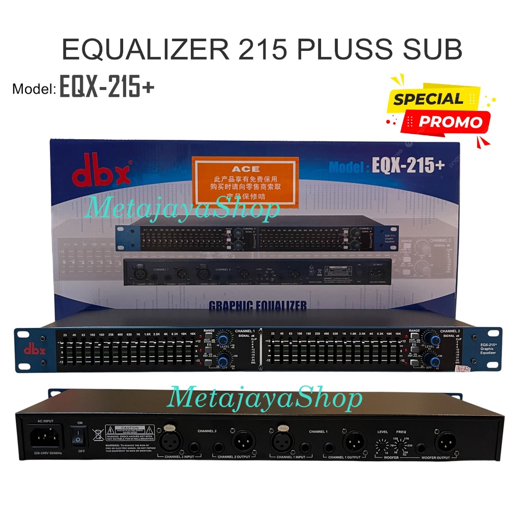 EQUALIZER DBX EQX-215+ / DBX EQX215+ DBX eqx215+ DBX eqx215 Subwoofer