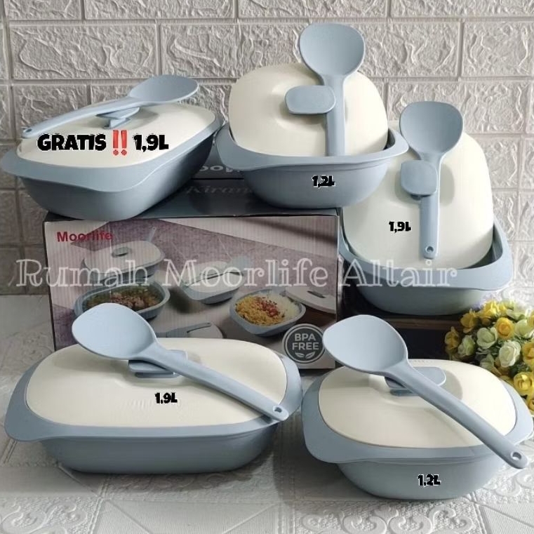 Wadah Saji Moorlife New Kirana, Kirana Late Ori Moorlife