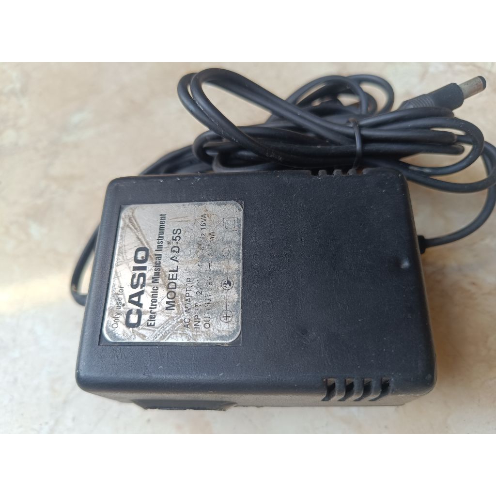 ADAPTOR CASIO AD 5S  BEKAS OKE