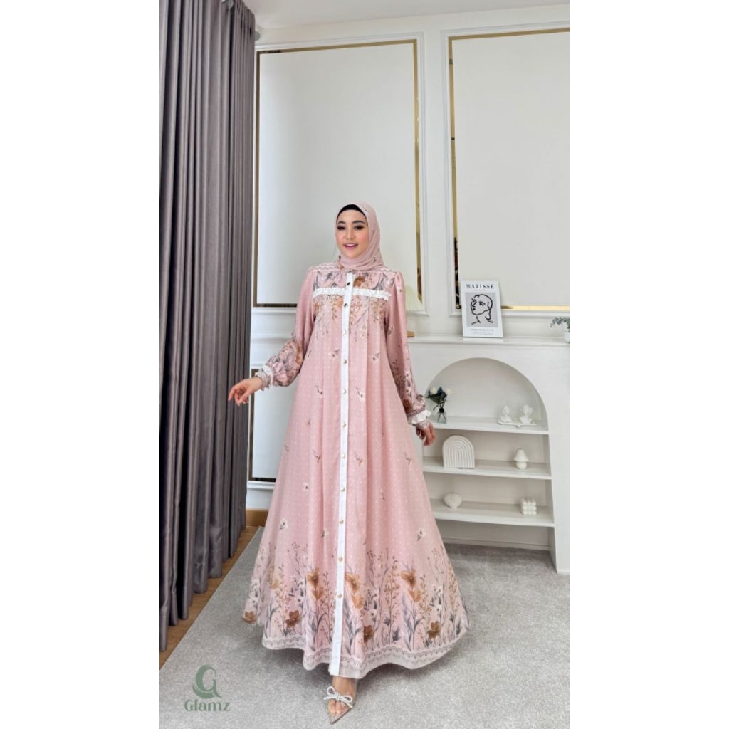 MAFAZA SET HIJAB ORY GLAMZ/GAMIS ORY GLAMZ