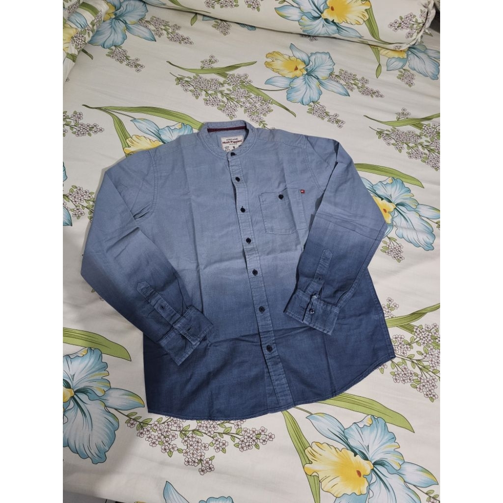 [preloved] hush puppies kemeja pria denim shirt