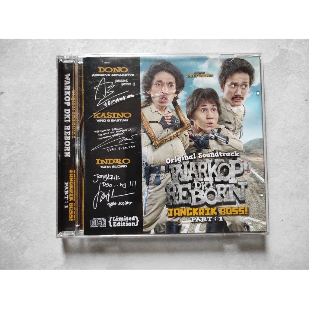 CD original soutrack WARKOP DKI reborn " jangkrik boss"