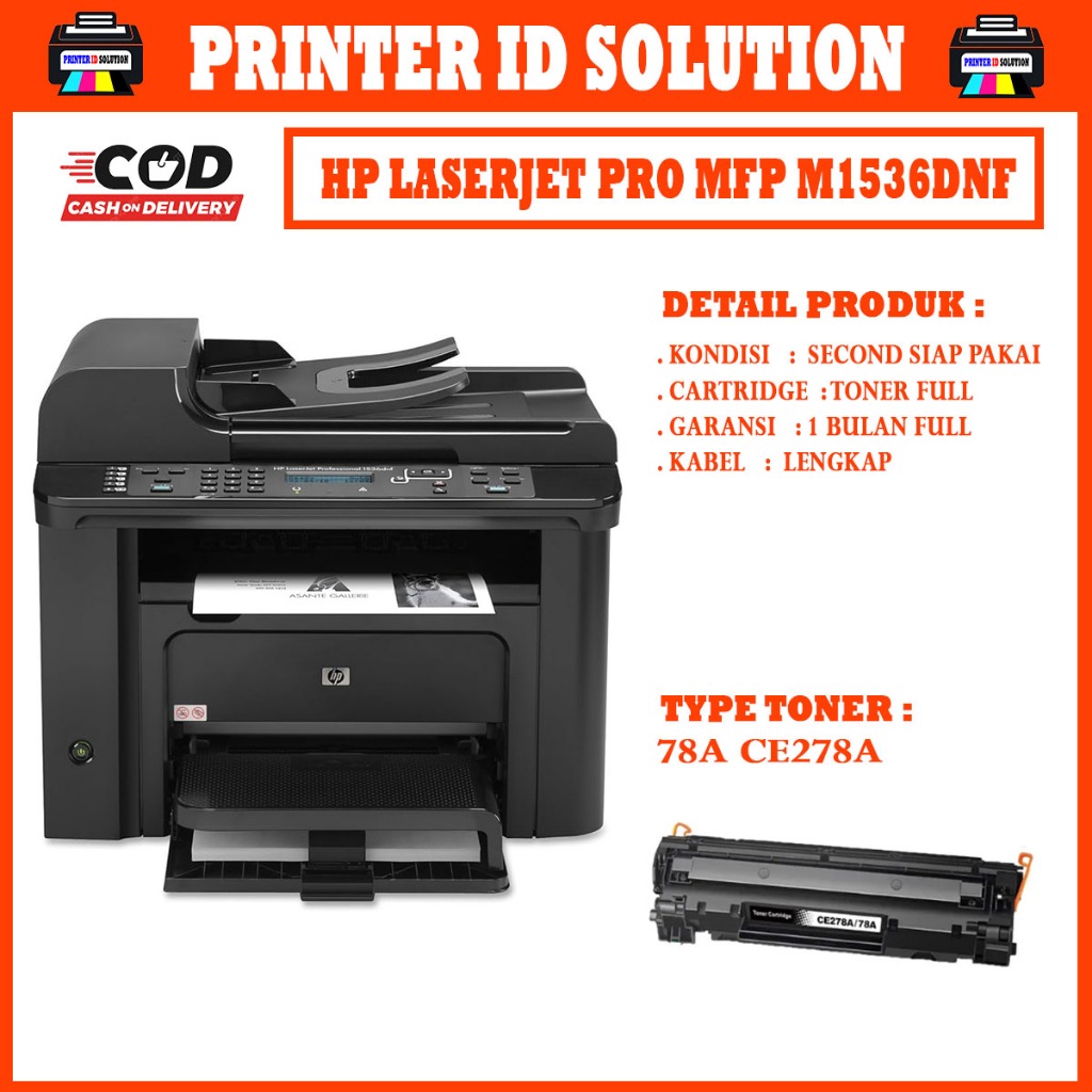 Printer Hp Laserjet Pro M1536DNF laserjet duplex