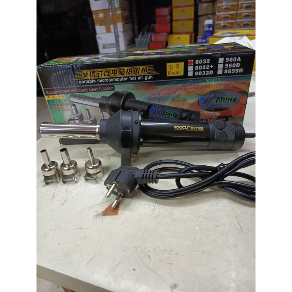 BLOWER PORTABLE KOOCU 8032 ANALOG/BLOWER UAP 8032/SOLDER UAP PORTABLE 8032 ANALOG