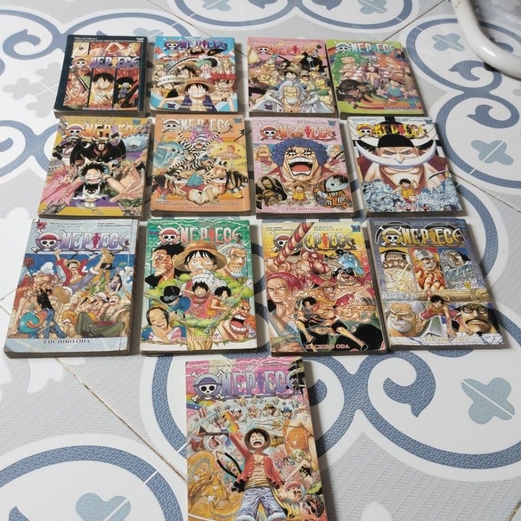 komik onepiece vol 50-51-52-53-54-55-56-57-58-59-60-61-62 jumlah buku 13 ( seken originl