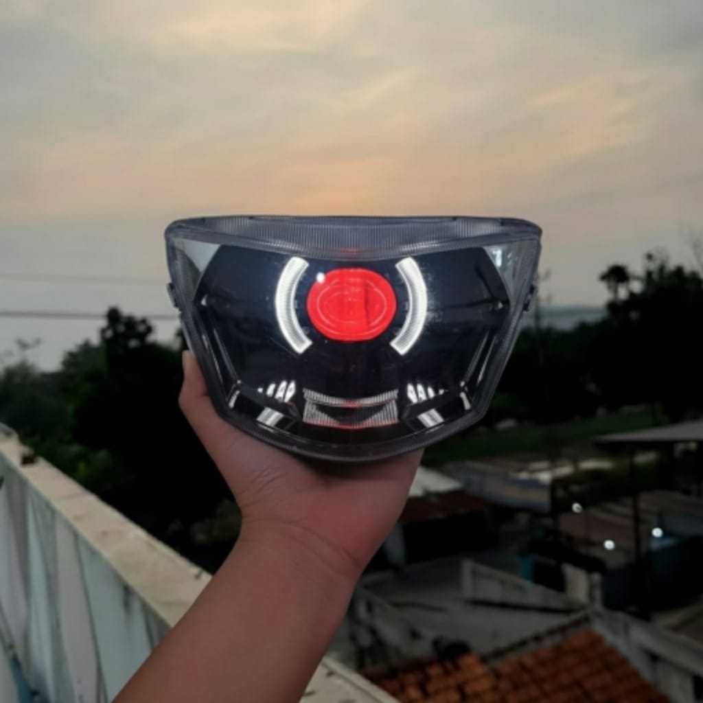 REFLEKTOR LAMPU DEPAN BILED MIO J 3 INCI SUPER TERANG