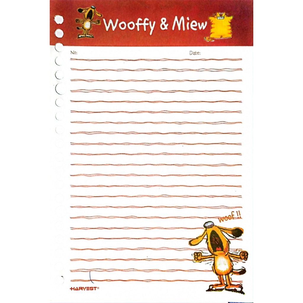 Isi kertas binder HARVEST SERIES LANGKA loose leaf A5 / WAJIB BACA DESKRIPSI ‼️