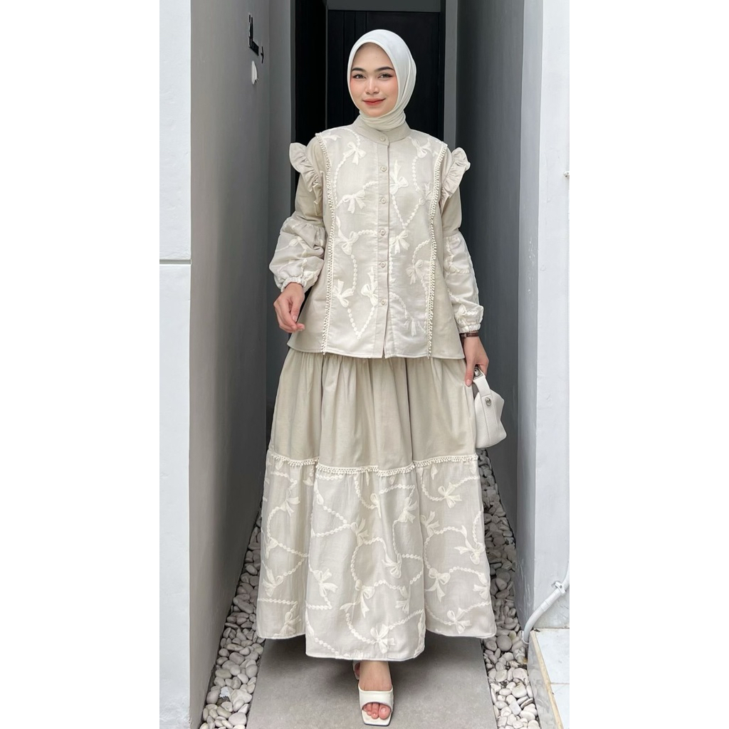 Set Athayaa - Kombinasi Terbaru- one set athayaa daily setelan knit import set athayaa set