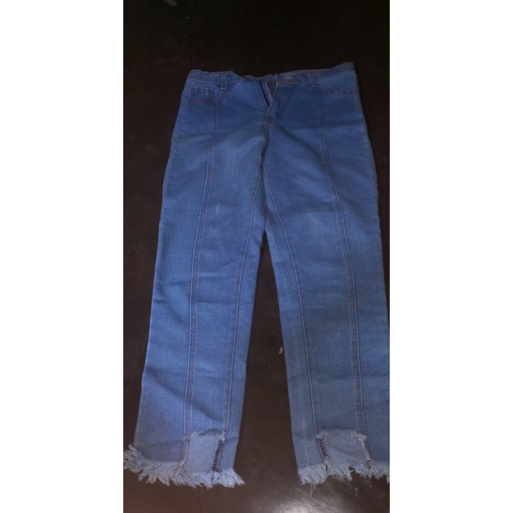Preloved celana jeans rawis denim wanita