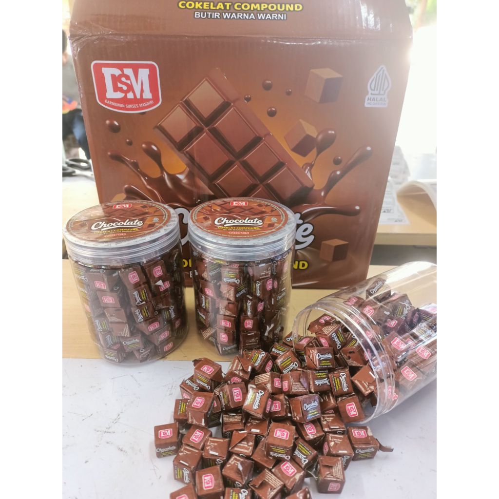 Dsm coklat compound 1 toples isi 120 pcs