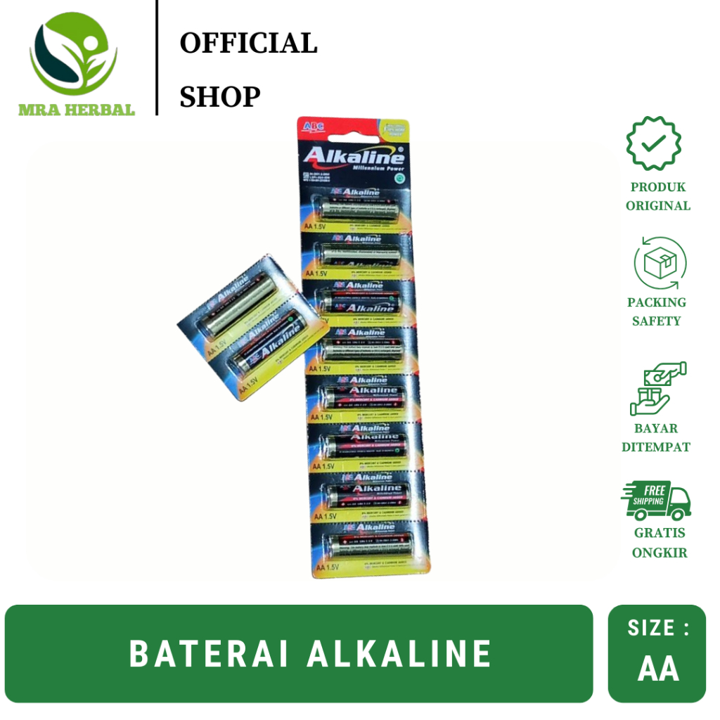 Baterai ABC Alkaline AA | Batre Alkaline ABC