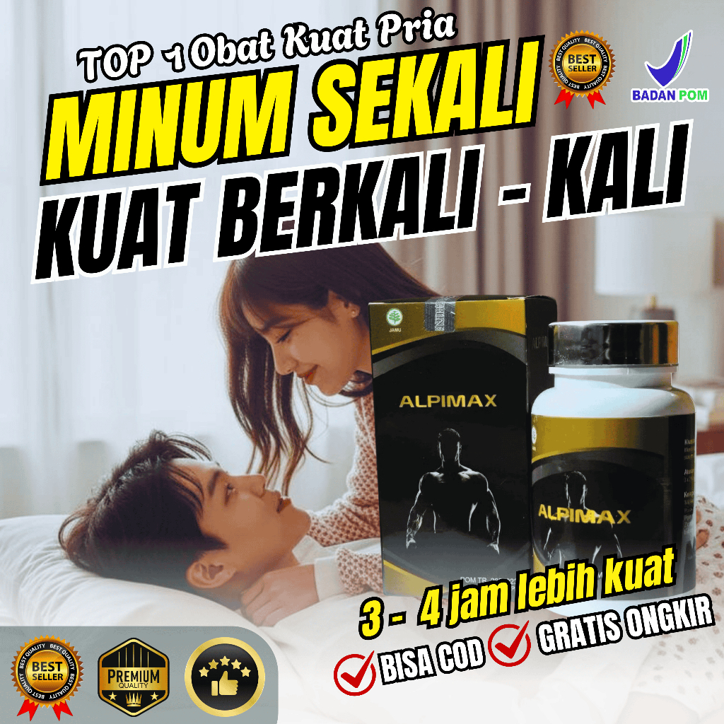 Alpimax Obat Kuat Pria Original BPOM Ampuh