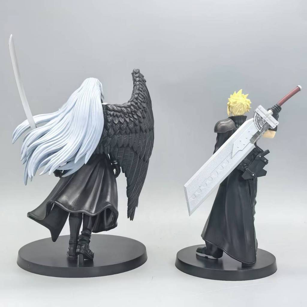 Top Action Figure FINAL FANTASY - FF Cloud Sephiroth Tifa Miniatur Pajangan Mainan Toy Topper Game