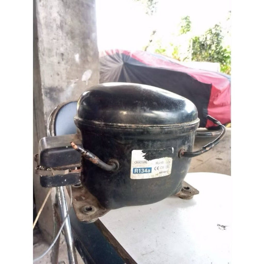 KOMPRESOR KULKAS 2 PINTU 1/6 bekas ORI copotan R134 / kompresor 2pintu