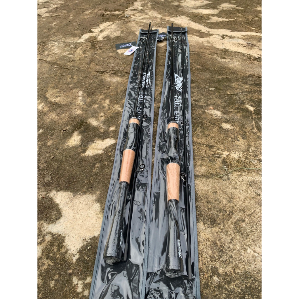 Joran pancing Zorro Black Heart carbon solid medium lentur
