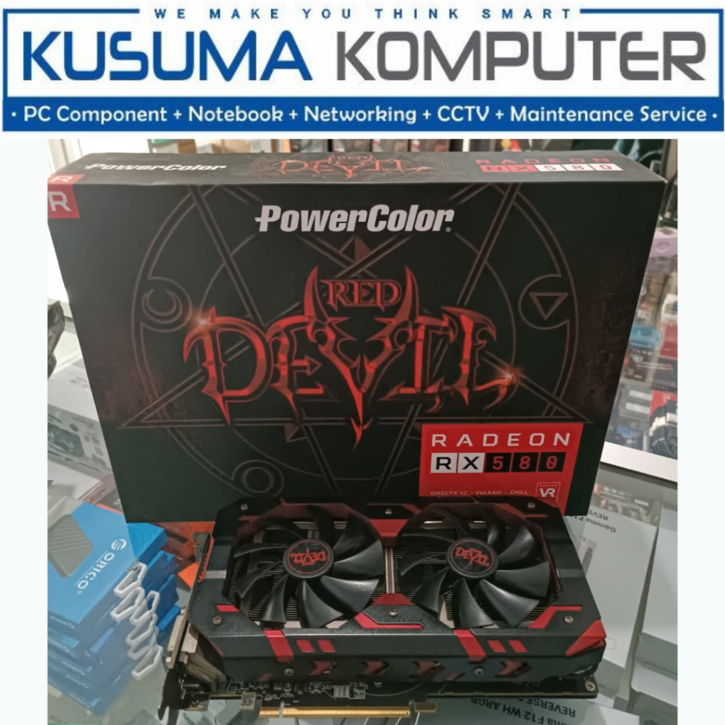 VGA Powercolor Red Devil RX 580 8GB DDR5 Bekas