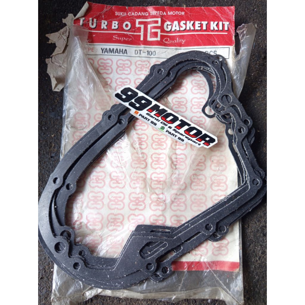 paking perpak gasket bak blok kopling yamaha dt100 dt 100 dtx