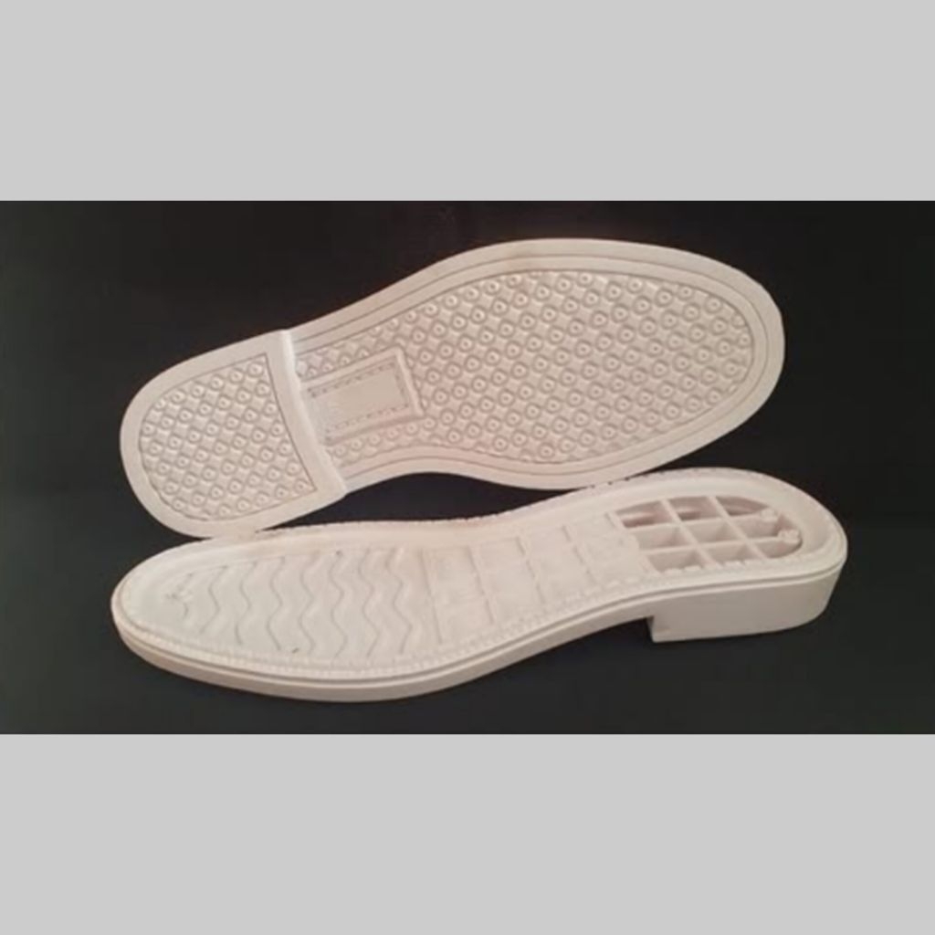 Sol PVC ABRI Putih Gading Bahan Kuat Tebal Super Awet Cocok Untuk Alas Sepatu PDH Paskibra Sepatu Di