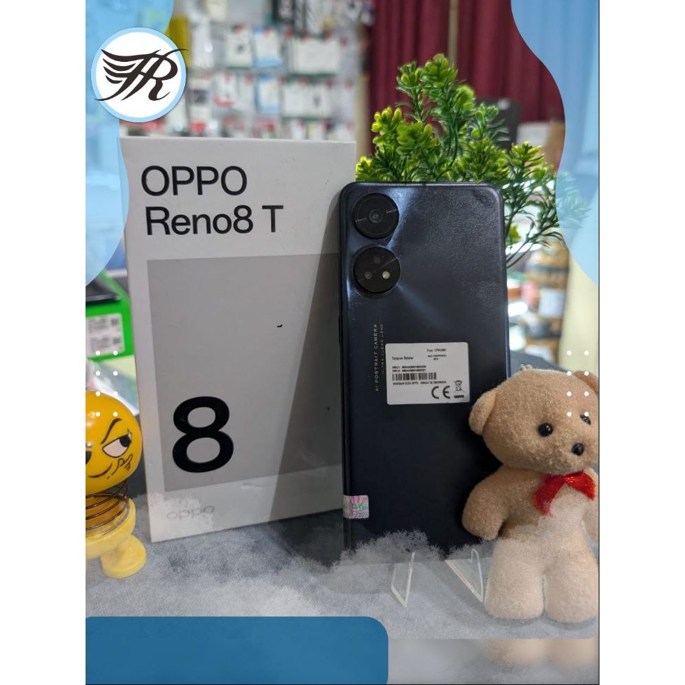 oppo reno 8t 4G 8/256Gb second bergaransi