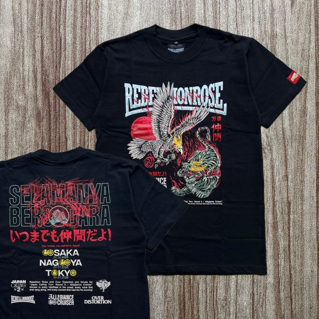 T-shirt Rebellion Rose - Nakama