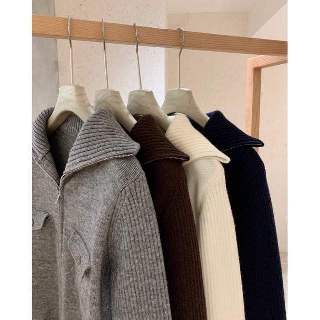 Willow Zip Up Sweater - WEAR.THREEK