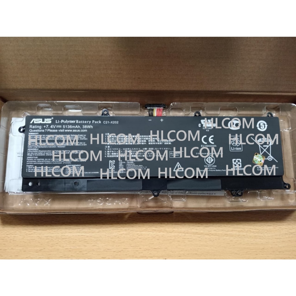 ORIGINAL BATERAI/ BATRE FOR TYPE X201 X201E S200E SERIES C21-X202