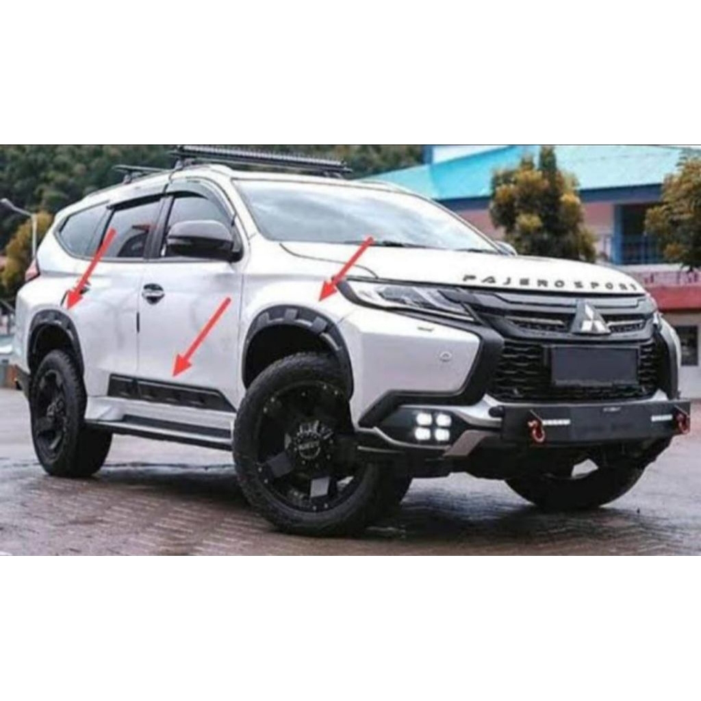 OVER FENDER PAJERO SPORT TAHUN 2017 SD 2020