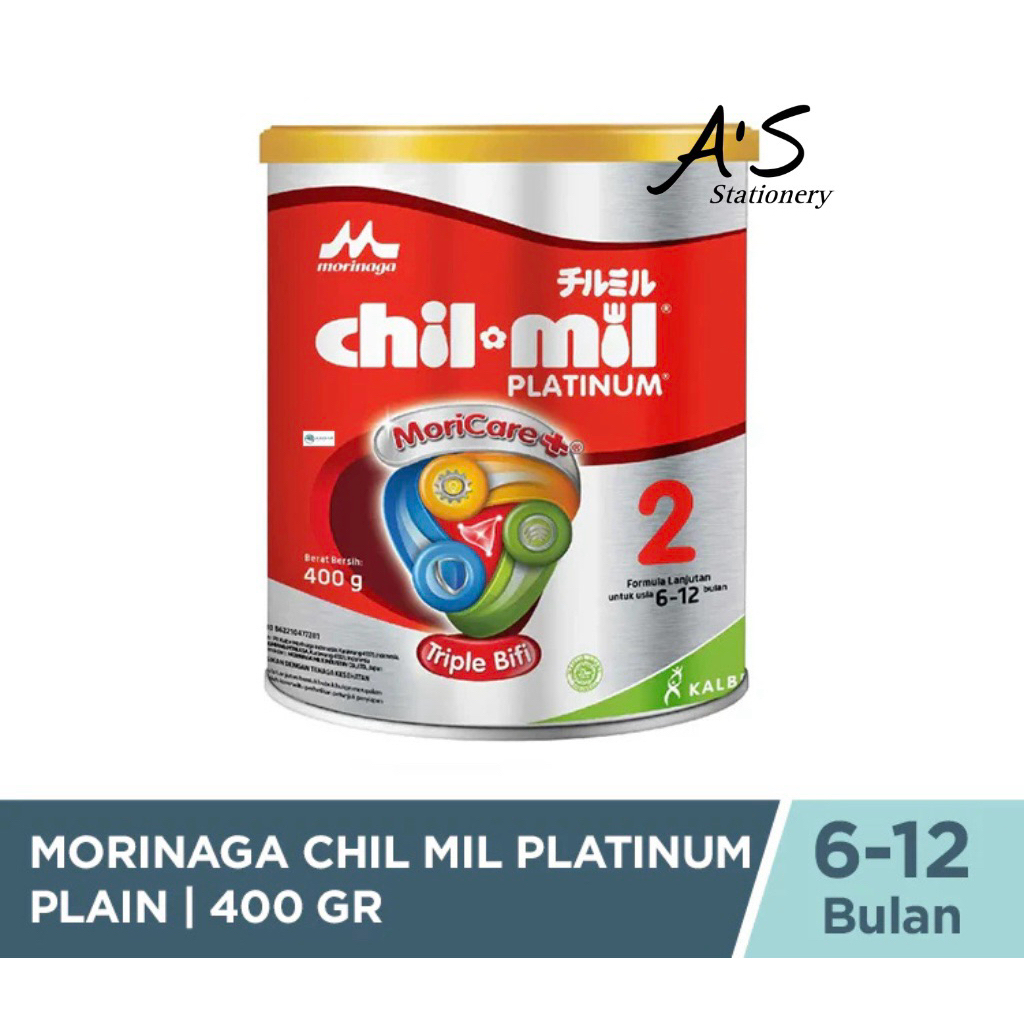 Morinaga - Chil Mil Platinum 2 6-12 Bulan 400gr