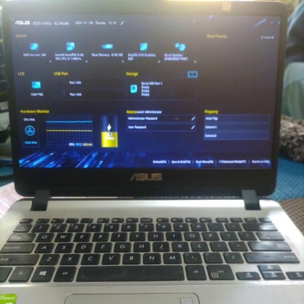 Asus A407U Intel I5 Gen 8 Nvidia