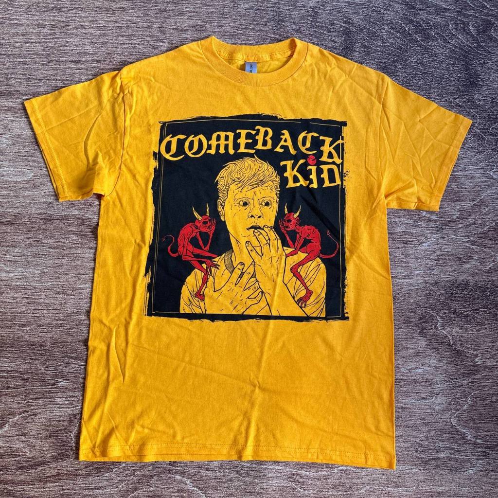 EXCLUSIVE KAOS BAND OFFICIAL COMEBACK KID - DEVIL ORIGINAL MERCHANDISE KATUN GILDAN