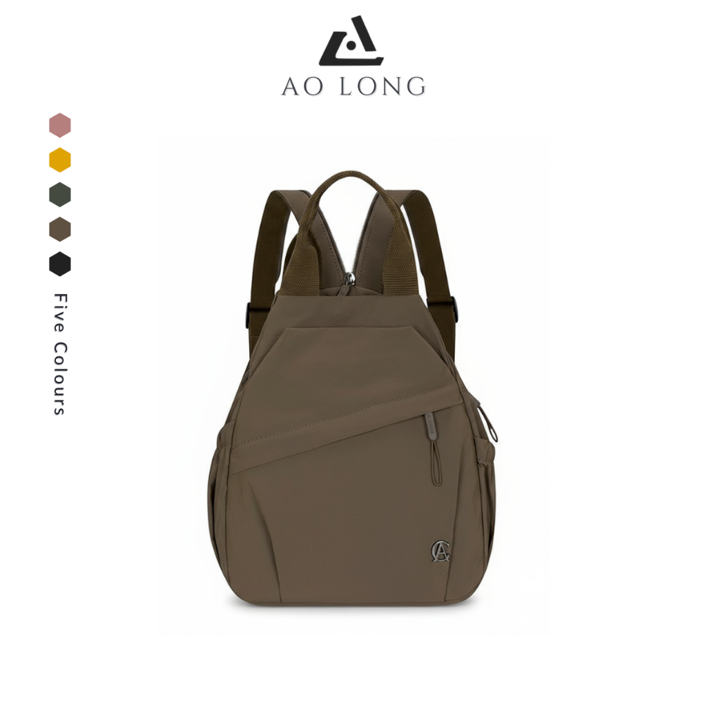 AOLONG TIFA 9752-J# - Tas Ransel Terbaru Wanita Polos Simple