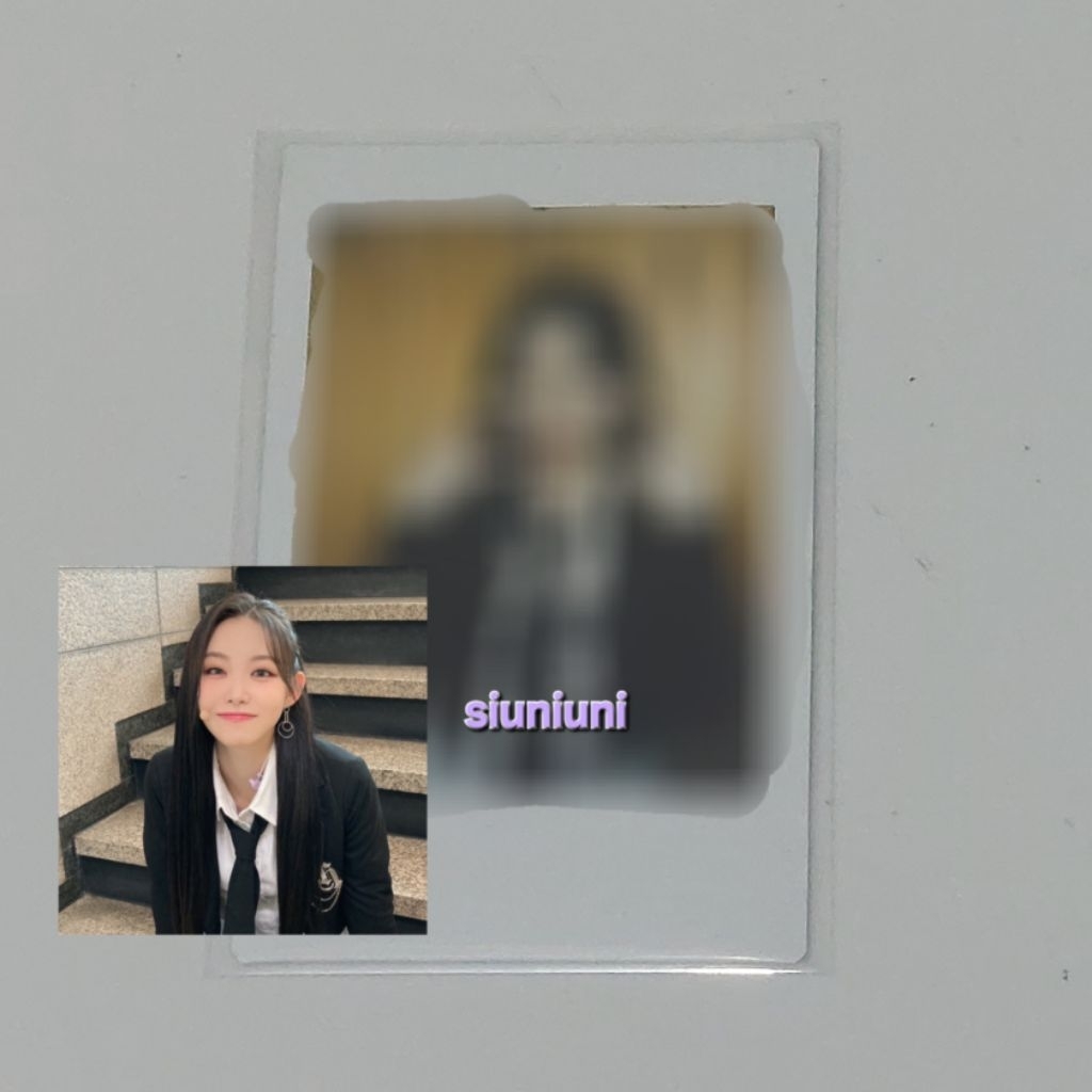 suhyeon billlie 220904 synnara fancall sign polaroid