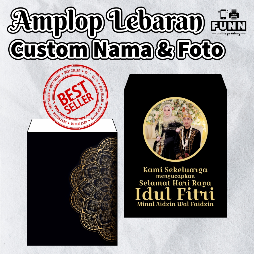 AMPLOP LEBARAN CUSTOM FOTO DAN NAMA | AMPLOP LEBARAN 2026 | AMPLOP FOTO KELUARGA | AMPLOP CUSTOM FOT