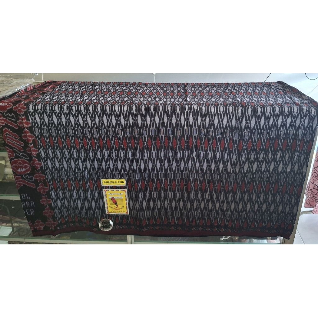 Sarung Goyor Botol Suheb Super Cap Sahara Warna Kuning Tenun ATBM Bali Super Warna Nusantara Habaib 