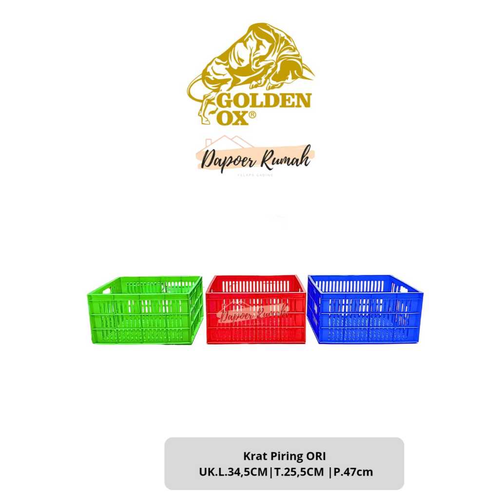 [3 PCS]Krat Piring 100% HD Ori/Krat Piring Catering/Krat Serbaguna