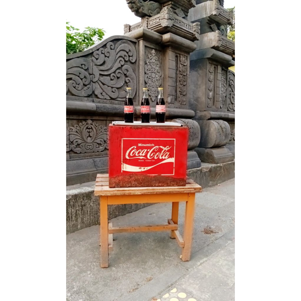 Vintage Original Box es coca-cola lawas antik