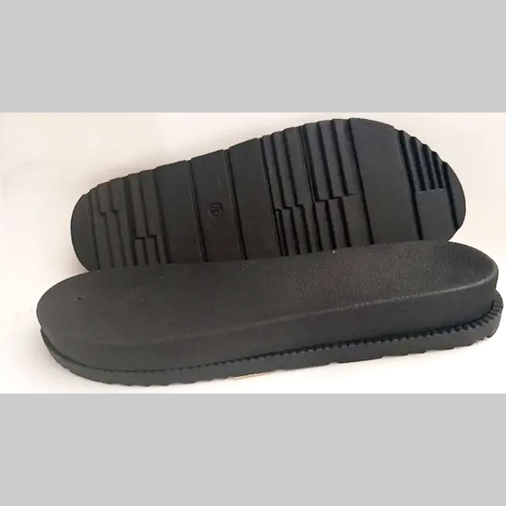 Outsole Setelan Middle Sol + Outsole Cocok Warna Hitam Untuk Sandal Wanita Sandal Puyuh Sandal Carvi