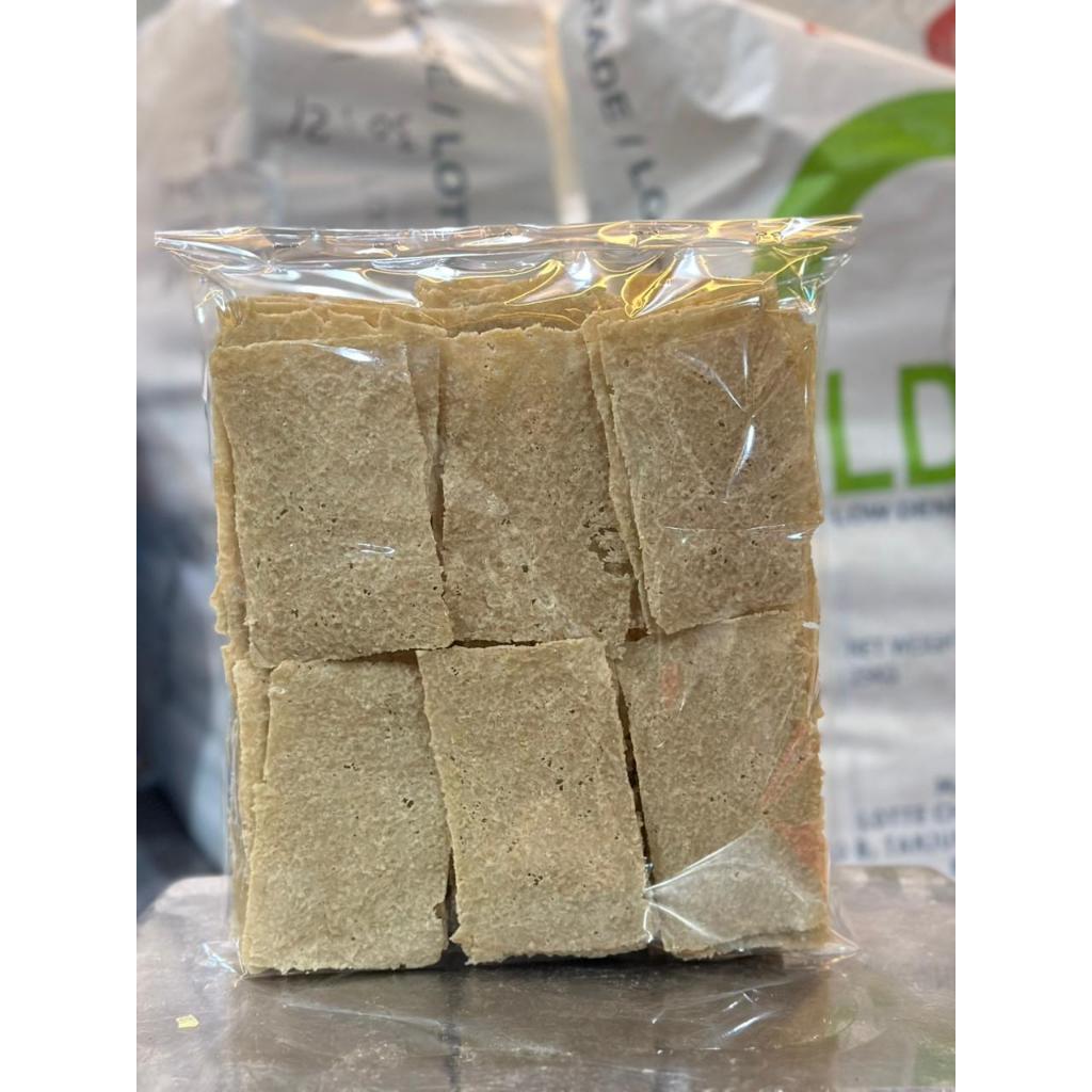 Puli gendar asli magetan dekat madiun kerupuk mentah enak segiempat tipis renyah mantul 500 gram tan