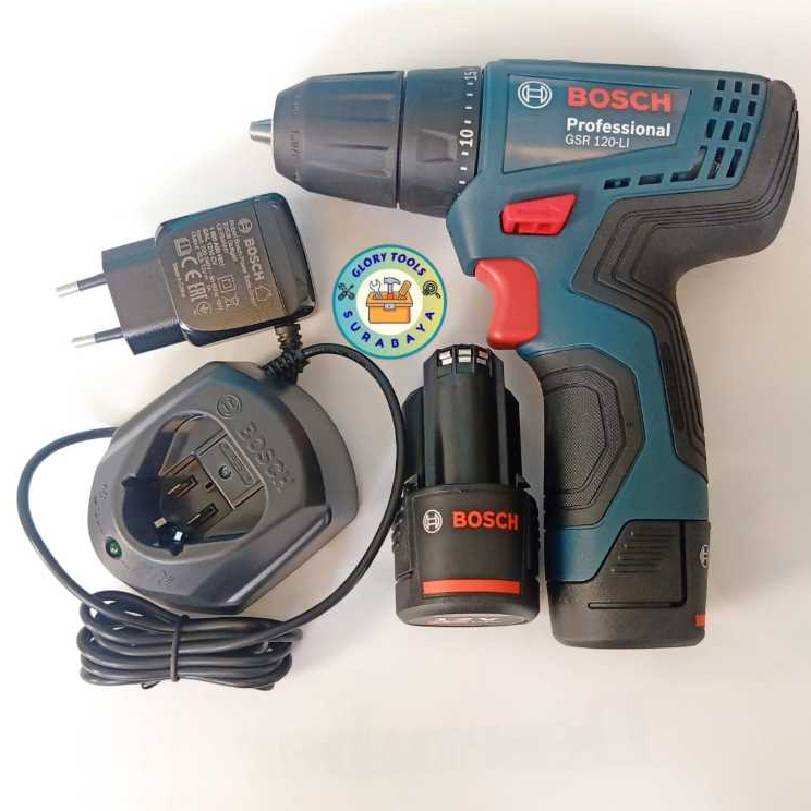 Bor Cordless-BOSCH GSR120-Li/Mesin Bor Baterai Bosch/Bor Charger 12V