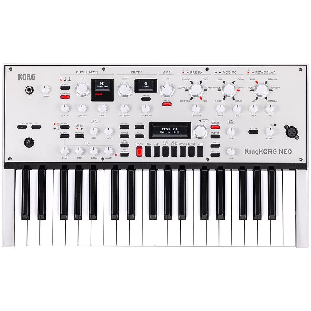Korg KingKORG Neo Virtual Analog Synthesizer and Vocoder 37-key