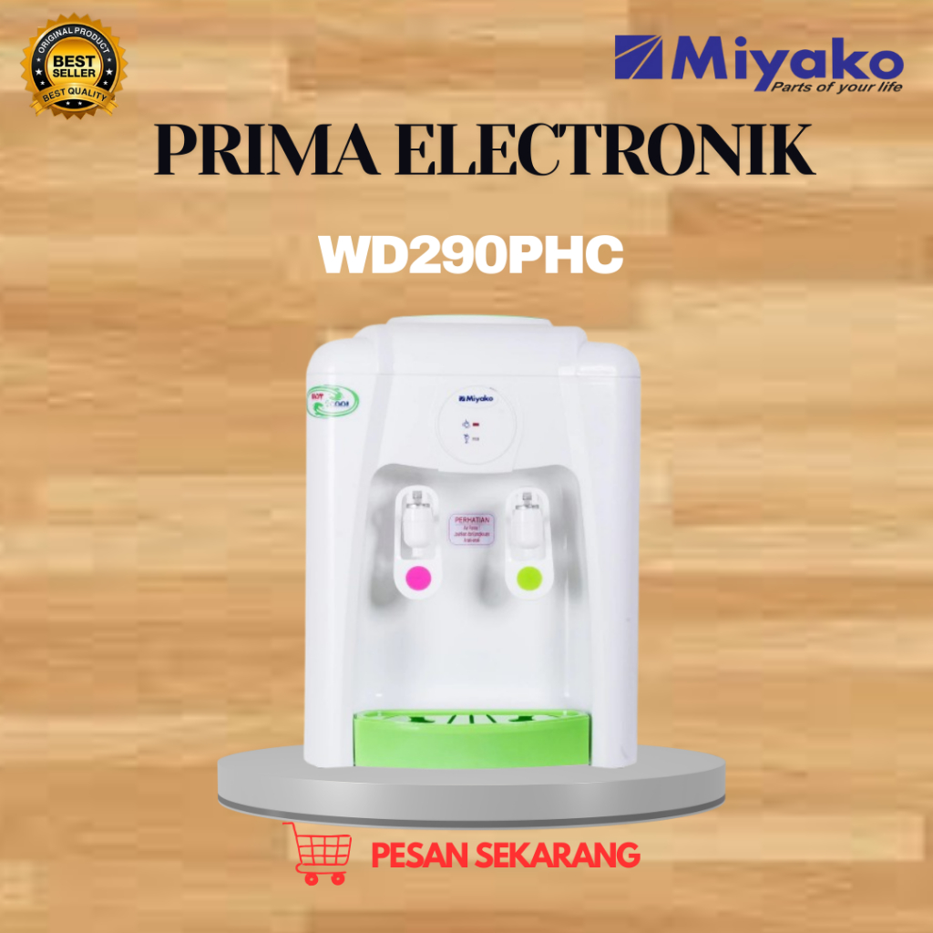 MIYAKO DISPENSER GALON ATAS WD 290 PHC/WD290PHC/WD-290-PHC/WD290HC/ORIGINAL MIYAKO/GARANSI RESMI