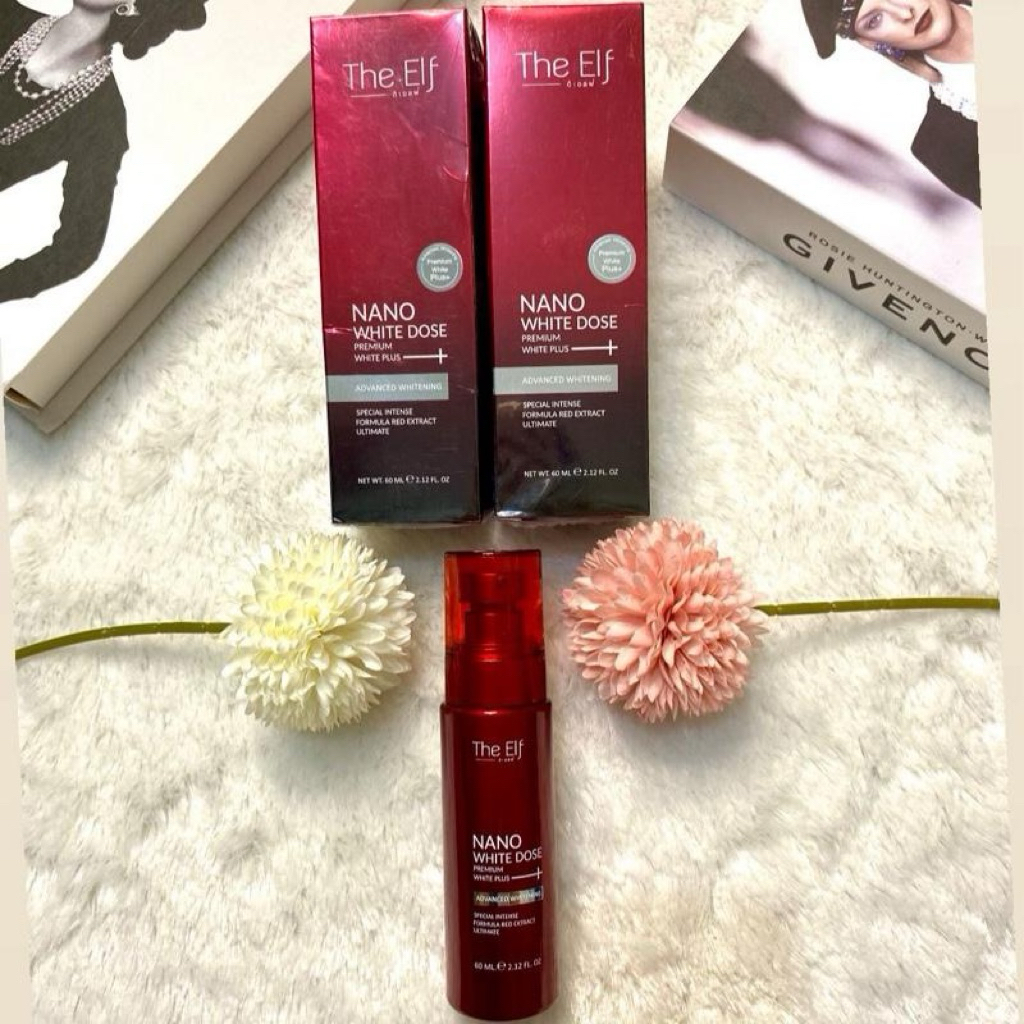 THE ELF NANO WHITE DOSE BODY SERUM 60 ML WHITENING / SERUM PEMUTIH / THE ELF BODY SERUM / NANO WHITE