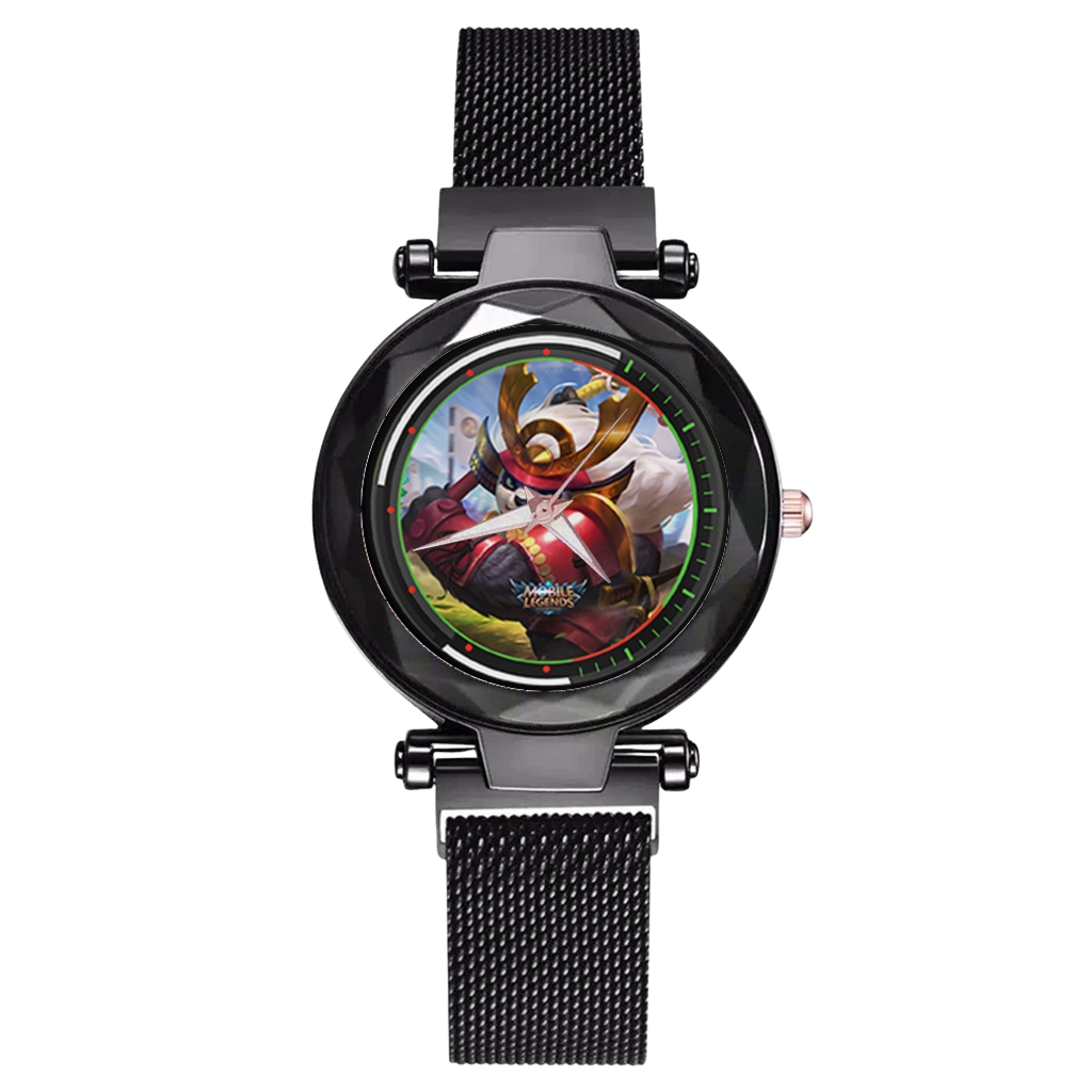 Jam Tangan Wanita Tema MOBILE LEGENDS ML AKAI + Box & Baterai